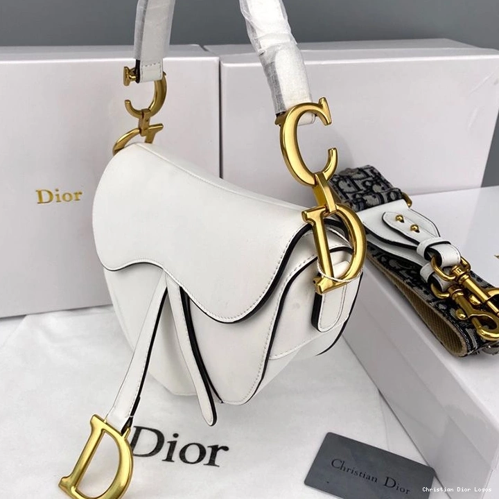 Cheap Bag Dior Smooth White Calfskin Saddle 0810 Luxury